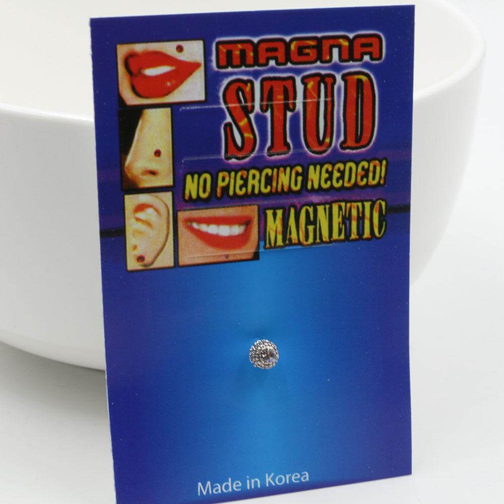 زمام مغناطيس معدني بفص زمام متوفر 2 لون