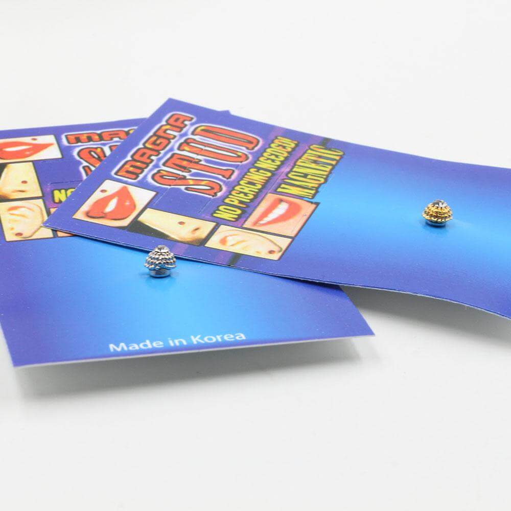 زمام مغناطيس معدني بفص زمام متوفر 2 لون