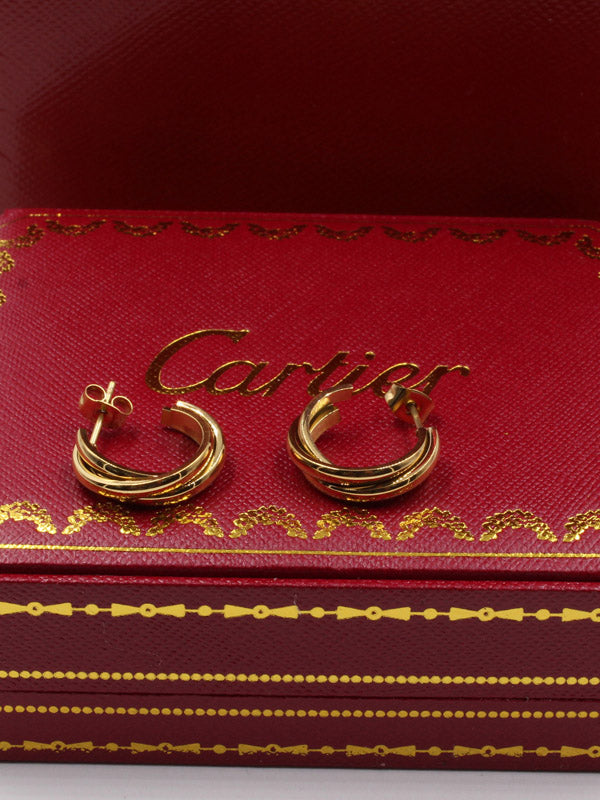 حلق كارتير مدور ستنلس ستيل حلق CARTIER
