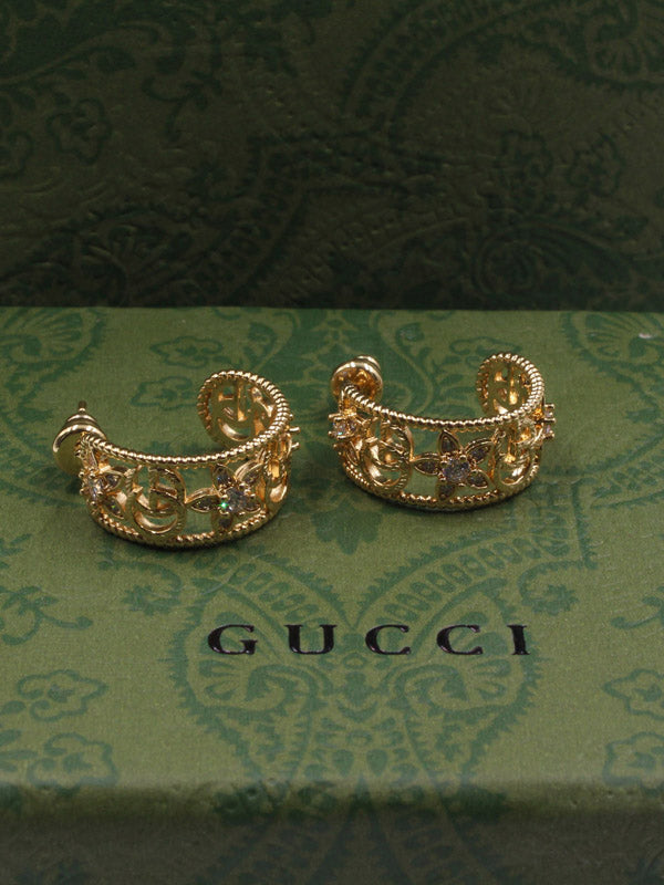 حلق قوتشي زركون كيرف حلق gucci