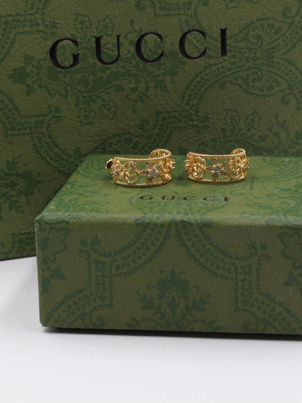 حلق قوتشي زركون كيرف حلق gucci