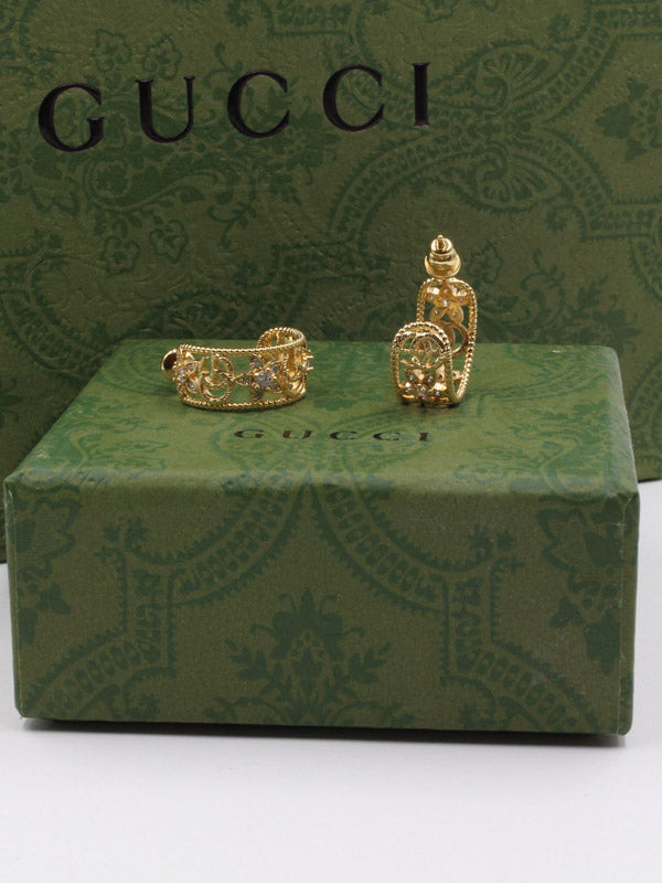 حلق قوتشي زركون كيرف حلق gucci