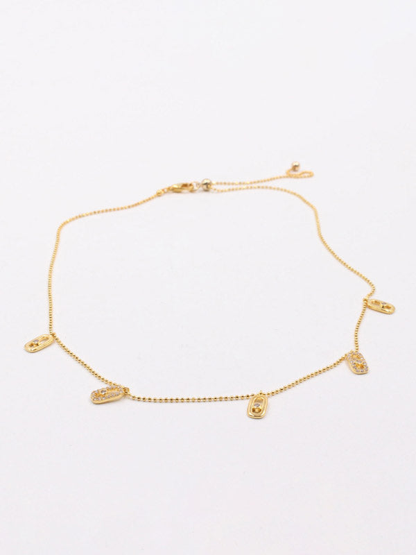 تشوكر ميسيكا ناعم زركون سلسال messika ذهبي