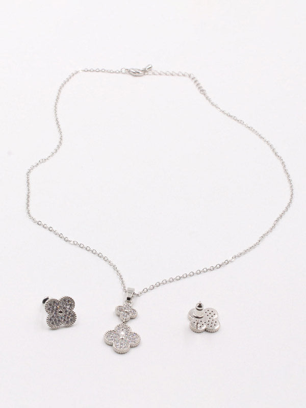 طقم فان كليف زركون 2 قطع اطقم van cleef