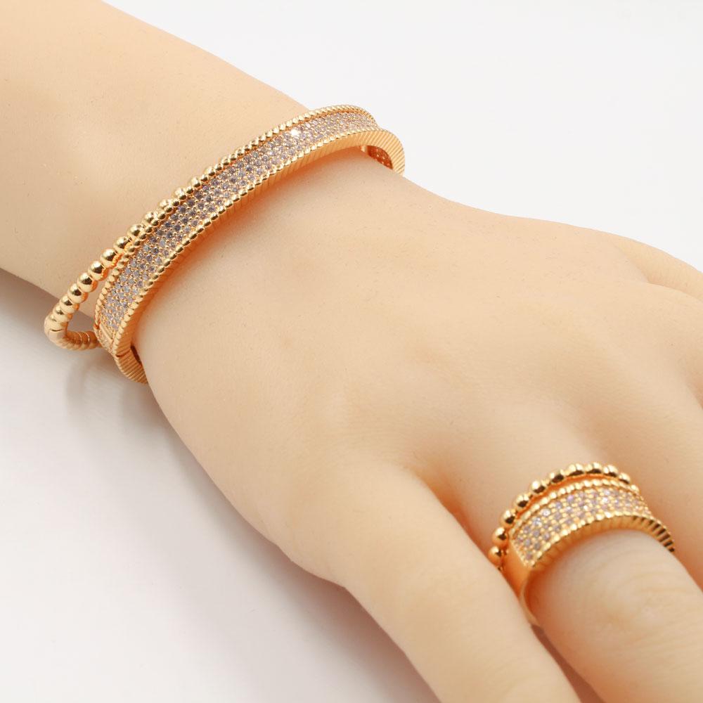 طقم اساور وخواتم فان كليف زركون اسواره van cleef