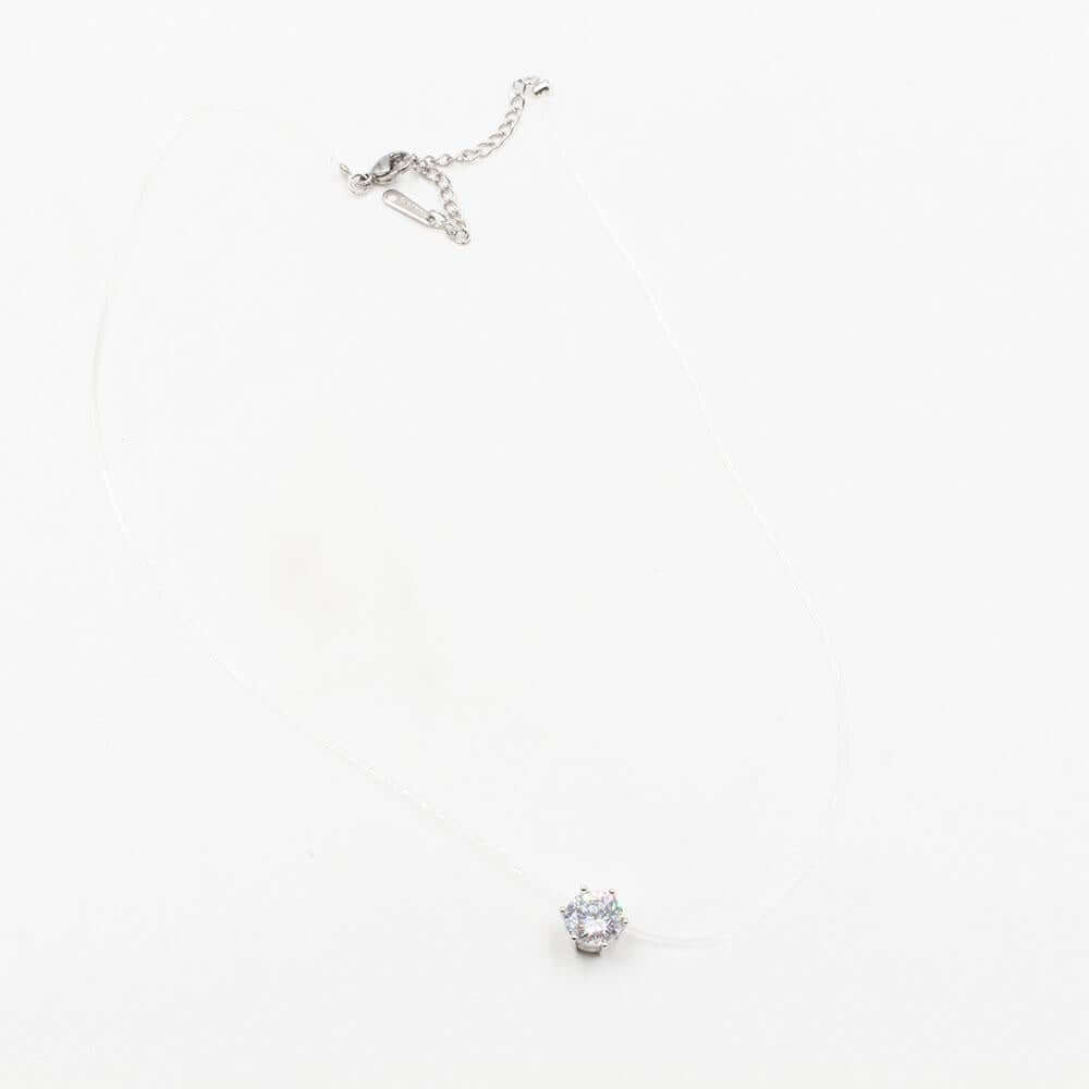 سلسال شفاف مدور زركون سلسال متوفر 2 لون