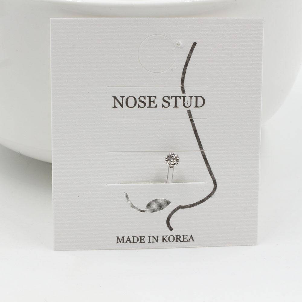 زمام كوري مدبب كريستال زمام متوفر 2 لون فضي