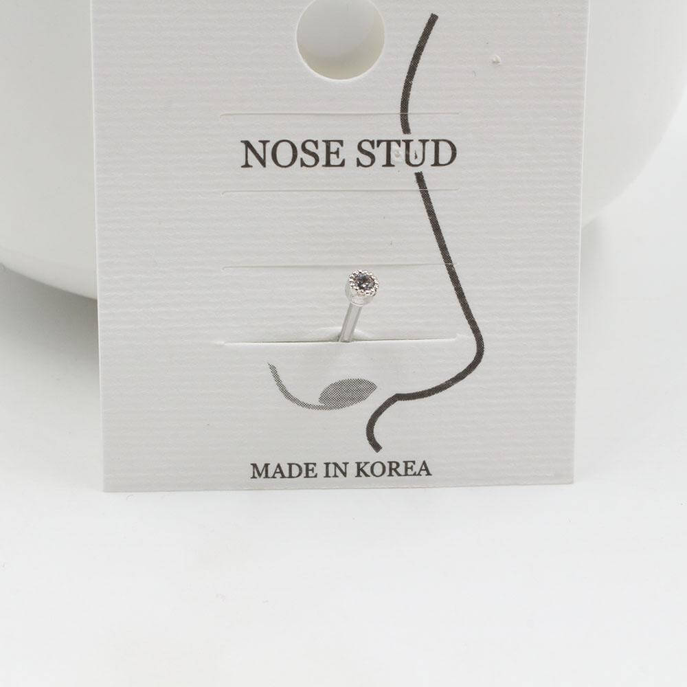 زمام كوري فص صغير زمام متوفر 2 لون فضي