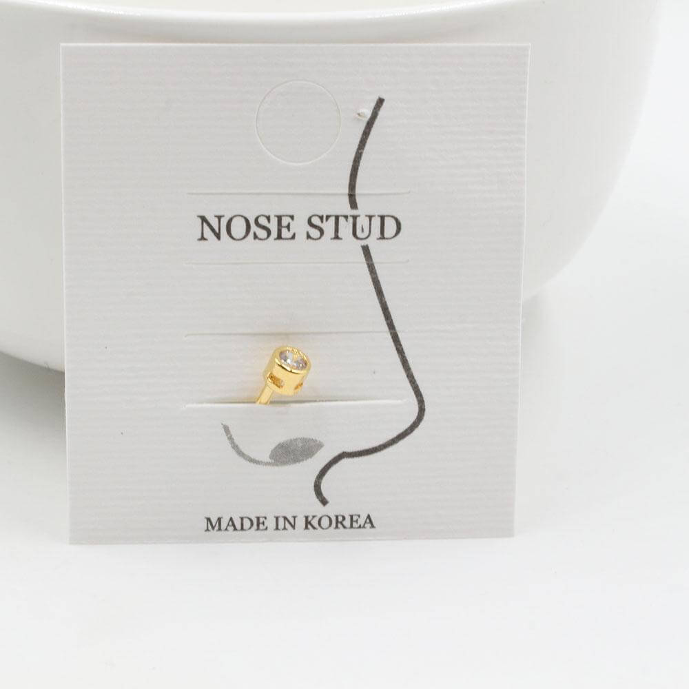 زمام كوري فص كبير زمام متوفر 2 لون ذهبي