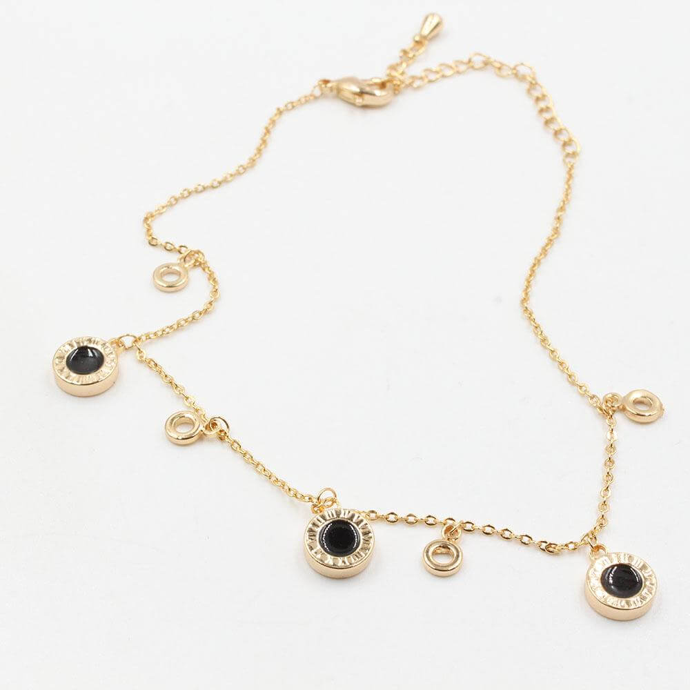 خلخال بولقري دوائر خلاخل متوفر 2 لون ذهبي