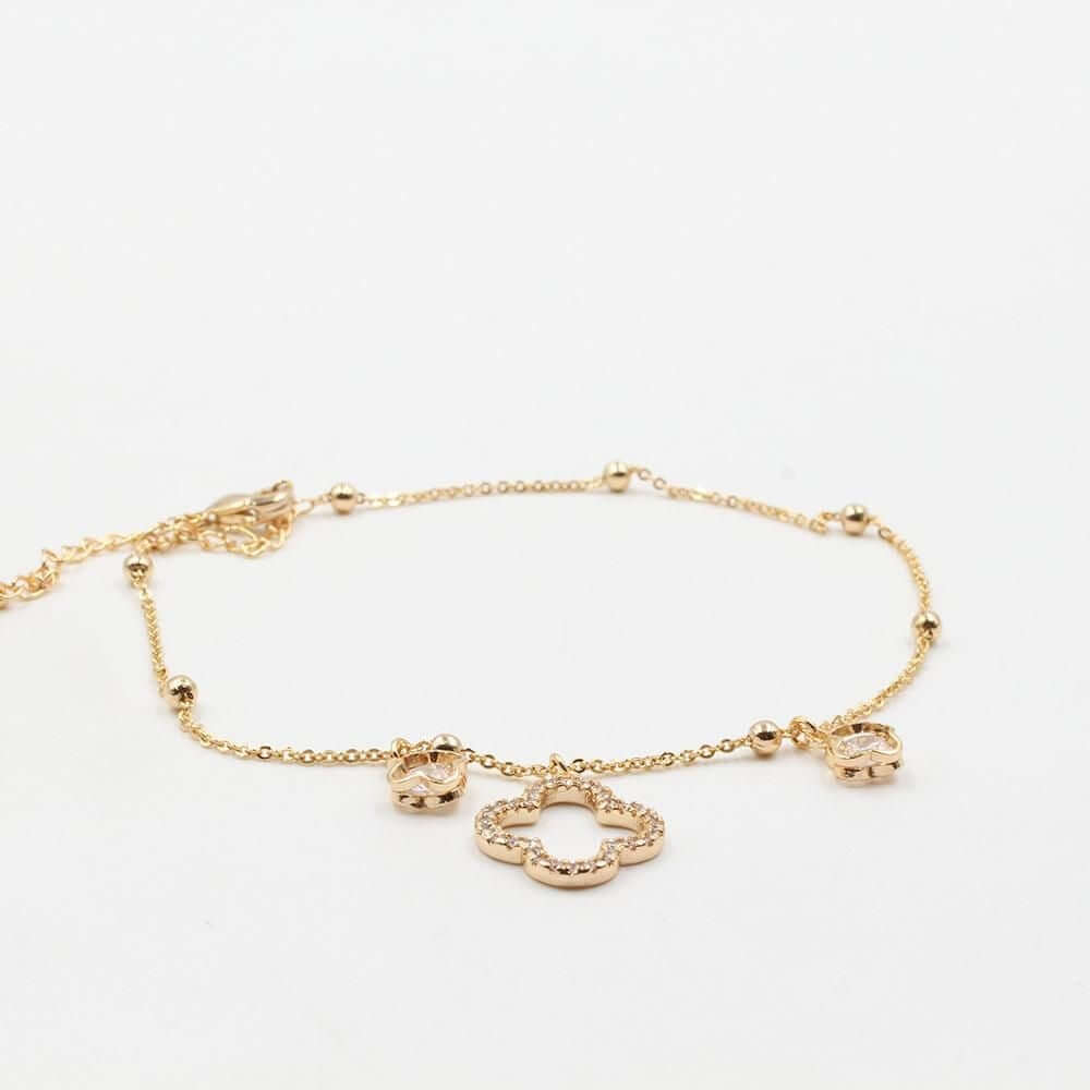 خلخال فان كليف ورده خلاخل van cleef ذهبي