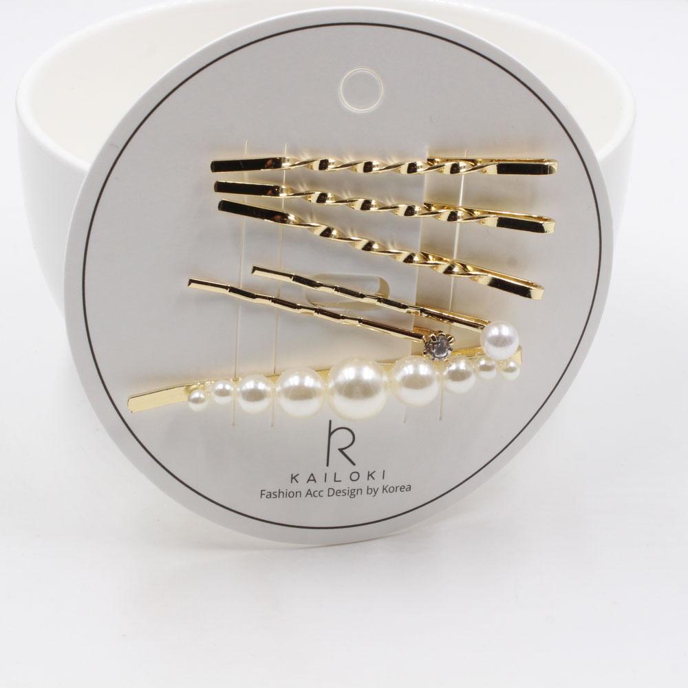 مجموعة اكسسوارات شعر لولو اكسسوارات شعر متوفر 1 لون ذهبي