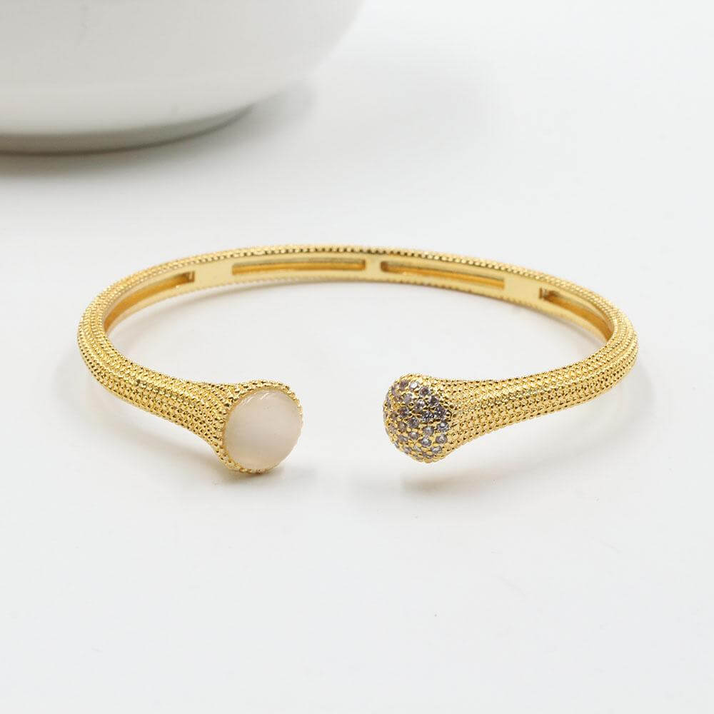 اسواره فان كليف حجر ملون اسواره van cleef ابيض ذهبي
