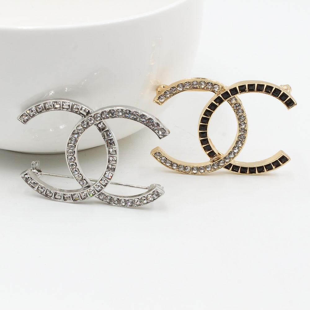 بروش شانيل كريستال بروش chanel