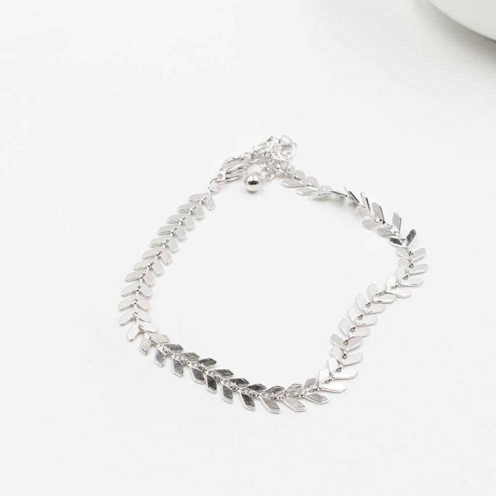 خلخال روماني خلاخل متوفر 2 لون فضي