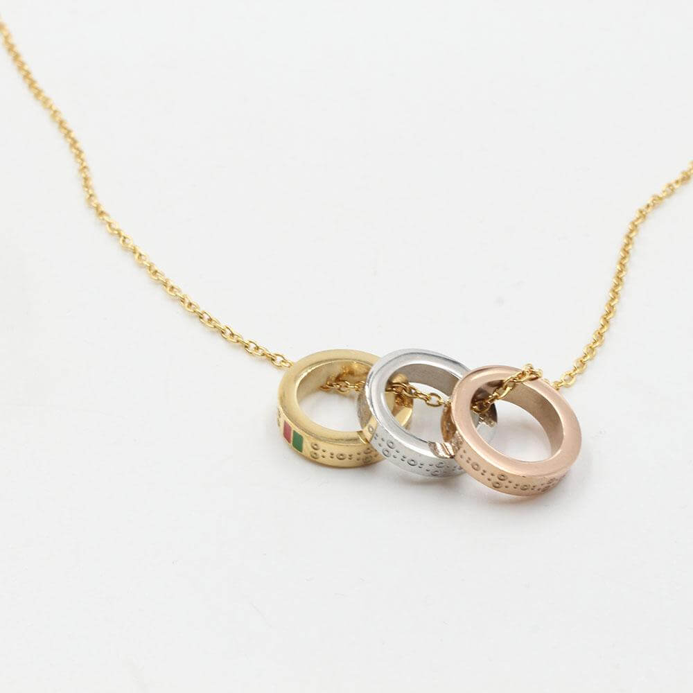 سلسال بولقري حلقات زركون سلسال متوفر 2 لون