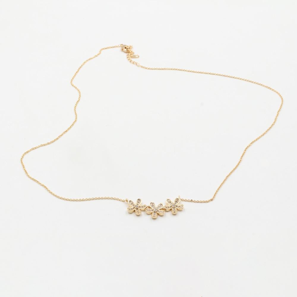 سلسال ورود زركون سلسال متوفر 2 لون ذهبي