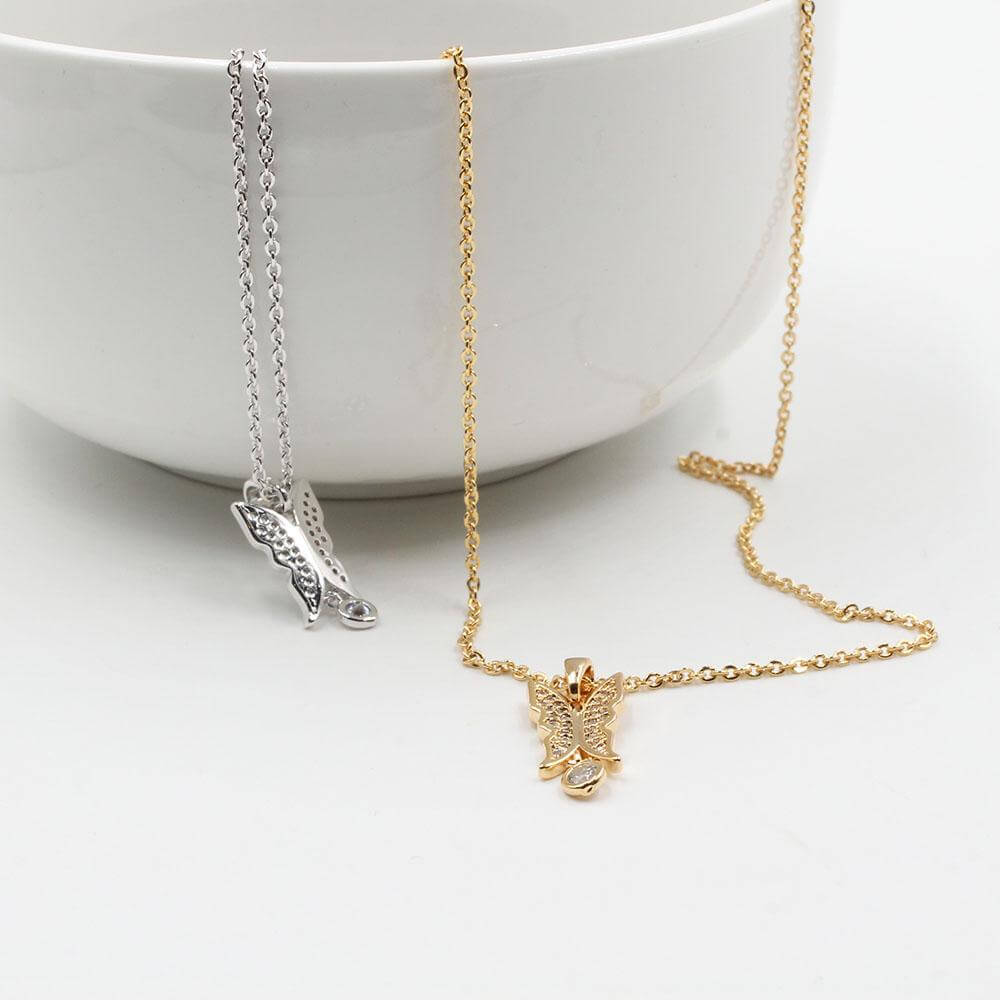 سلسال فراشه زركون سلسال متوفر 2 لون