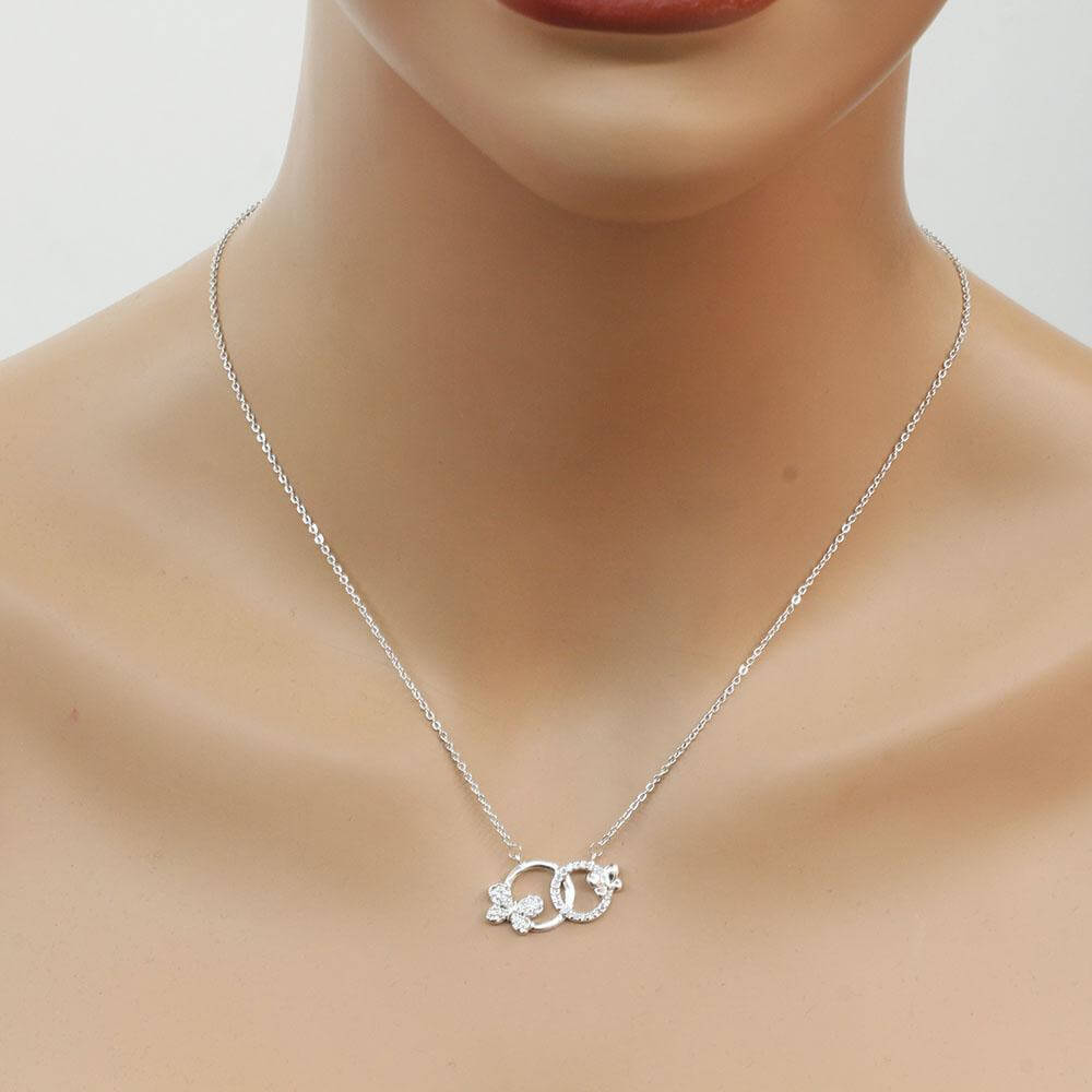 سلسال فراشتين زركون سلسال متوفر 2 لون