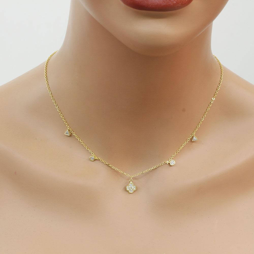 سلسال عقد فان كليف زركون سلسال van cleef