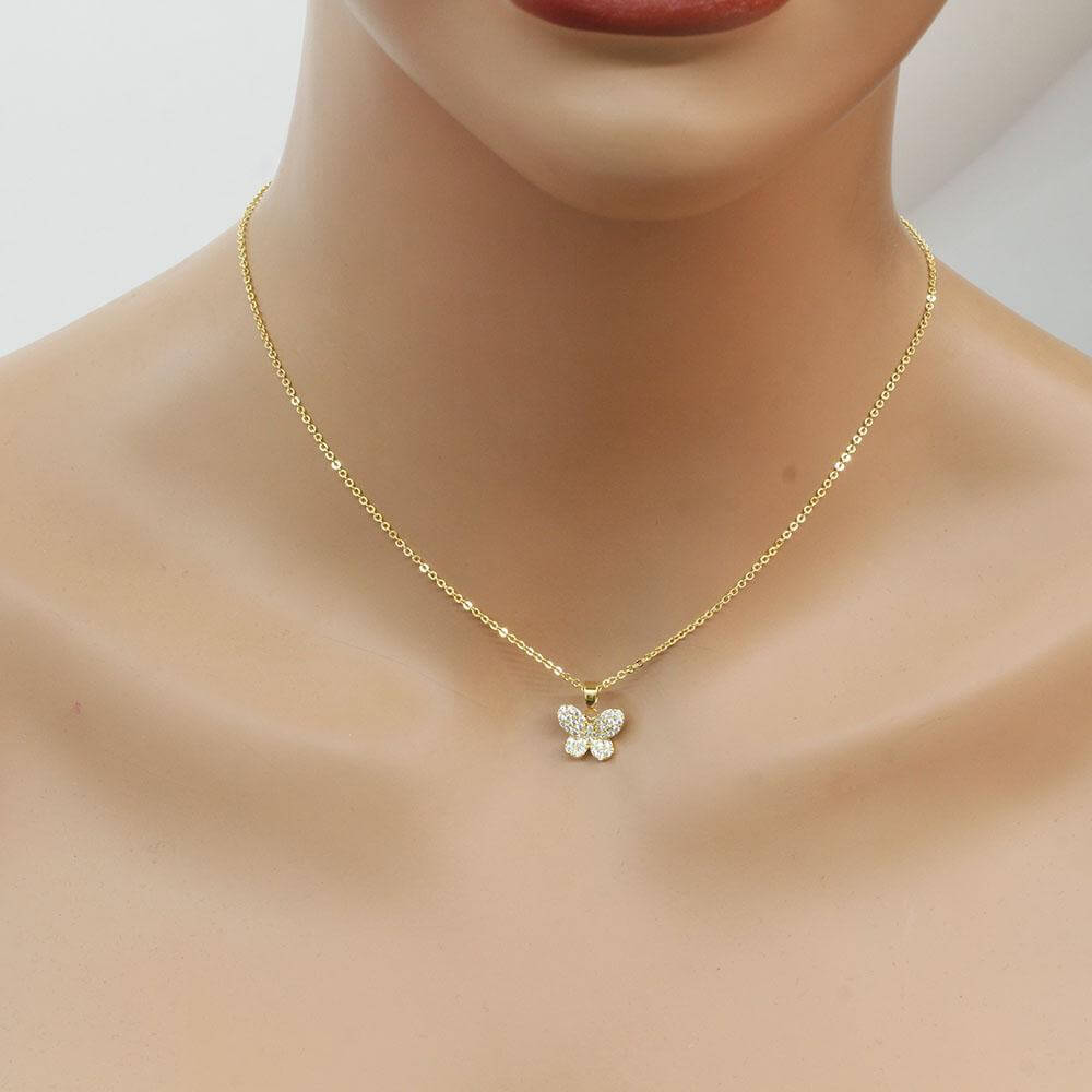 سلسال فراشه زركون ناعم سلسال متوفر 2 لون