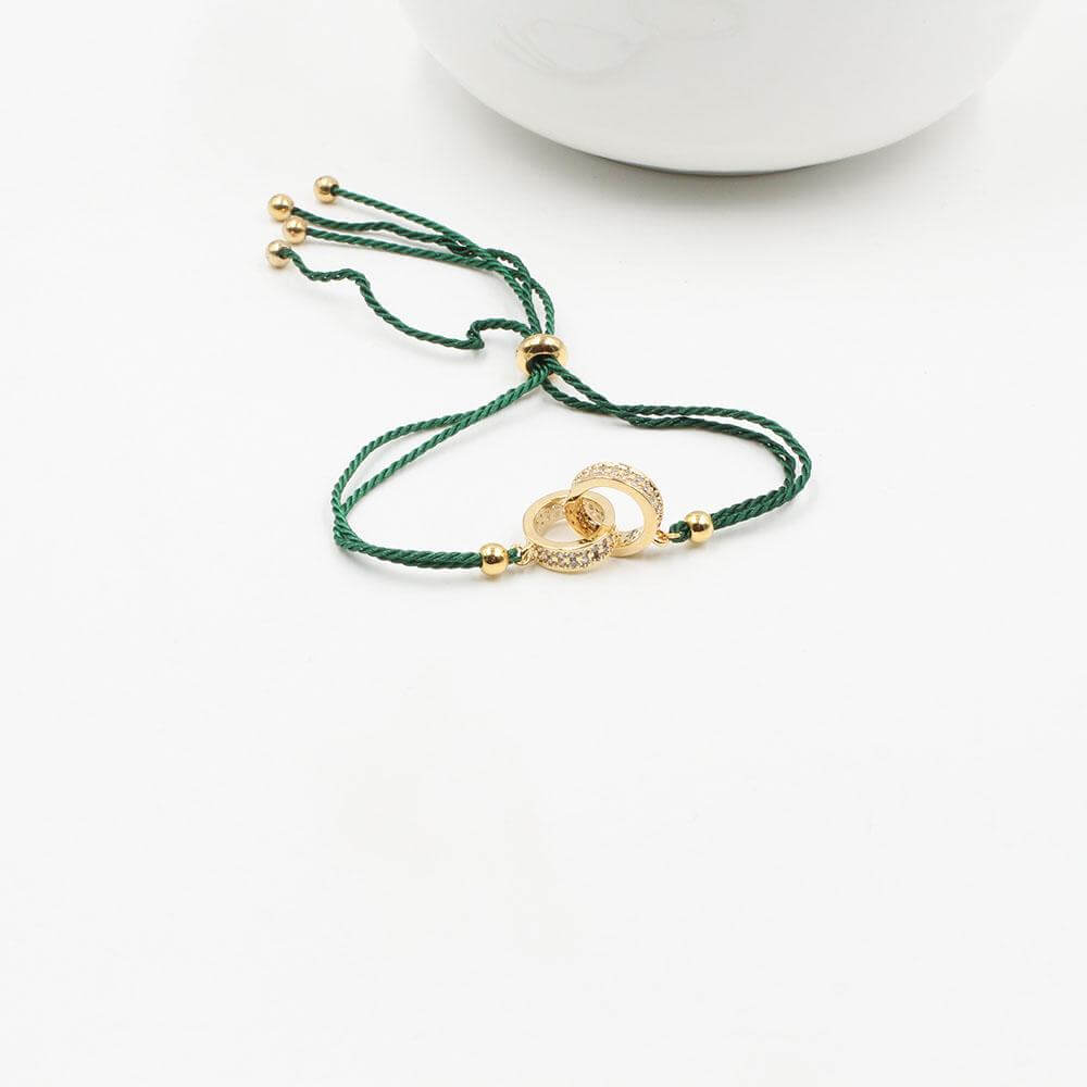 اسواره كارتير خيط زركون اسواره CARTIER اخضر ذهبي