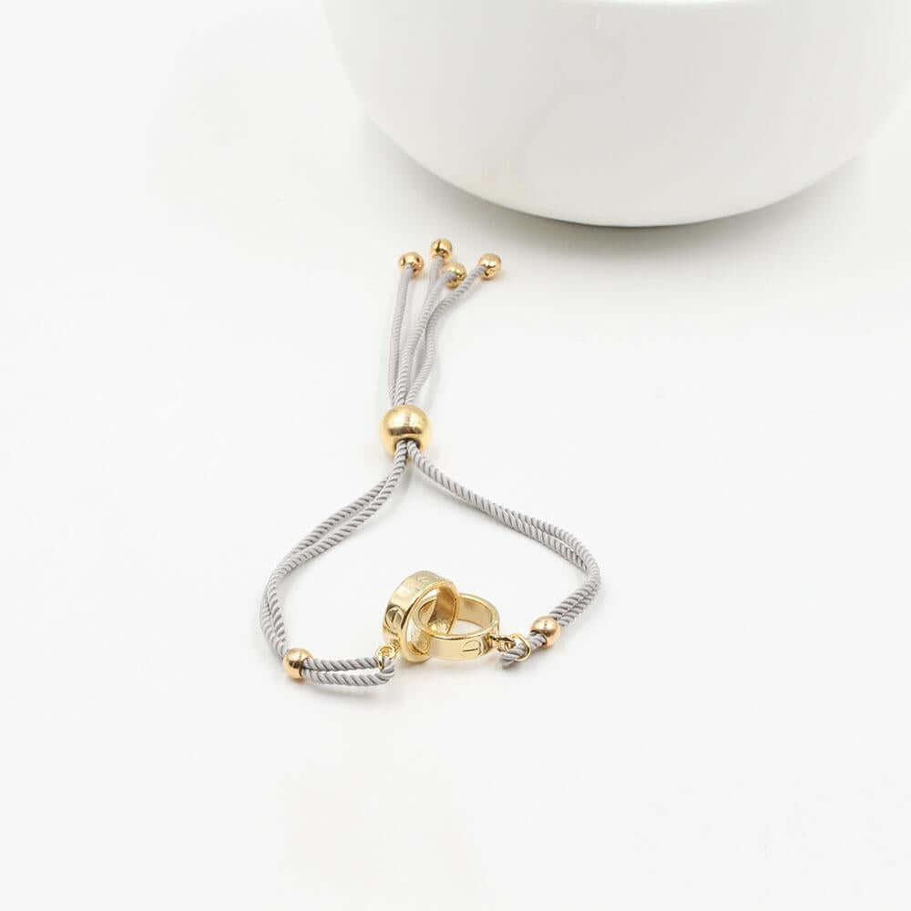 اسواره كارتير خيط اسواره CARTIER رمادي ذهبي