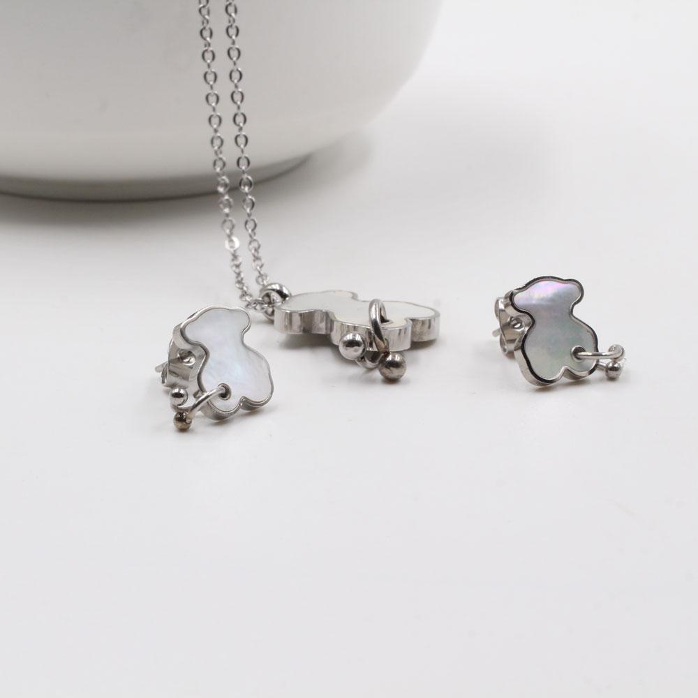 طقم توس اطقم دبدوب فضي