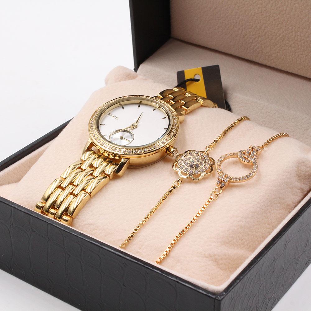 طقم ساعه زيروس واساور اطقم ساعات متوفر 2 لون