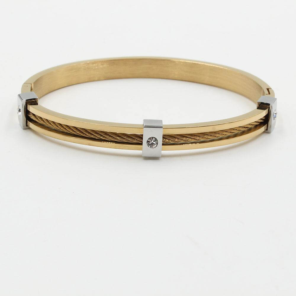 اسواره ستنلس ستيل اسواره متوفر 3 لون ذهبي