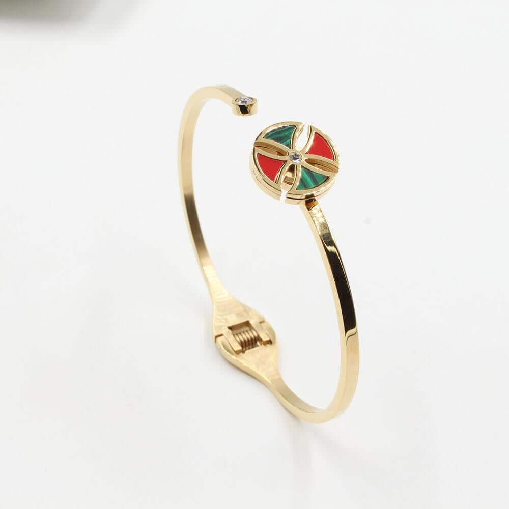 اسواره بانقل بولقري مدور اسواره متوفر 3 لون ذهبي