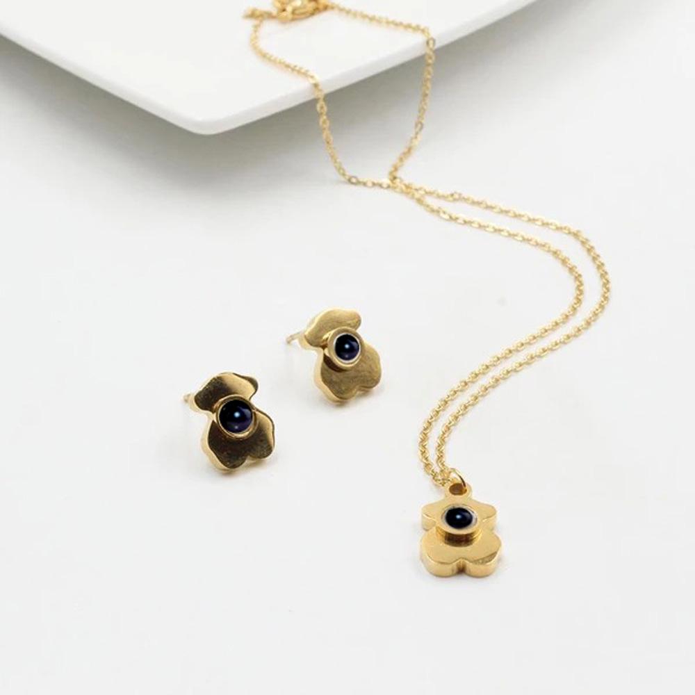 طقم توس ناعم لولو اطقم دبدوب اسود ذهبي