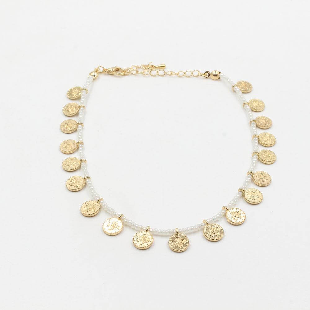 خلخال جنيهات ملون خلاخل متوفر 8 لون ابيض