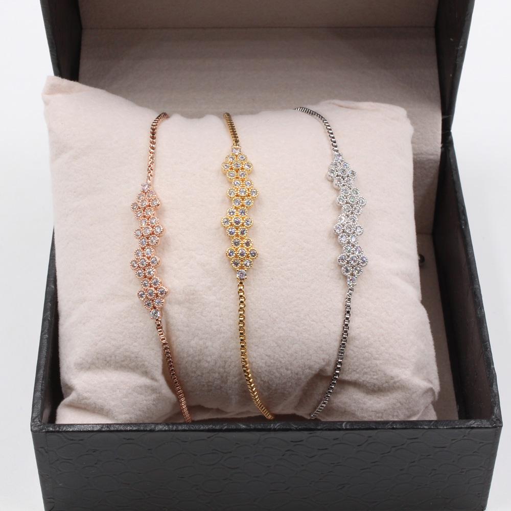 طقم اساور سحاب فلاور 3 قطع اسواره متوفر 1 لون ملون