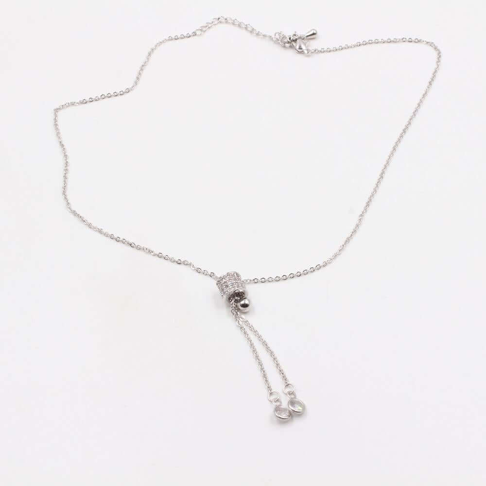 سلسال زركون ناعم بشكل اسطوانه سلسال متوفر 2 لون