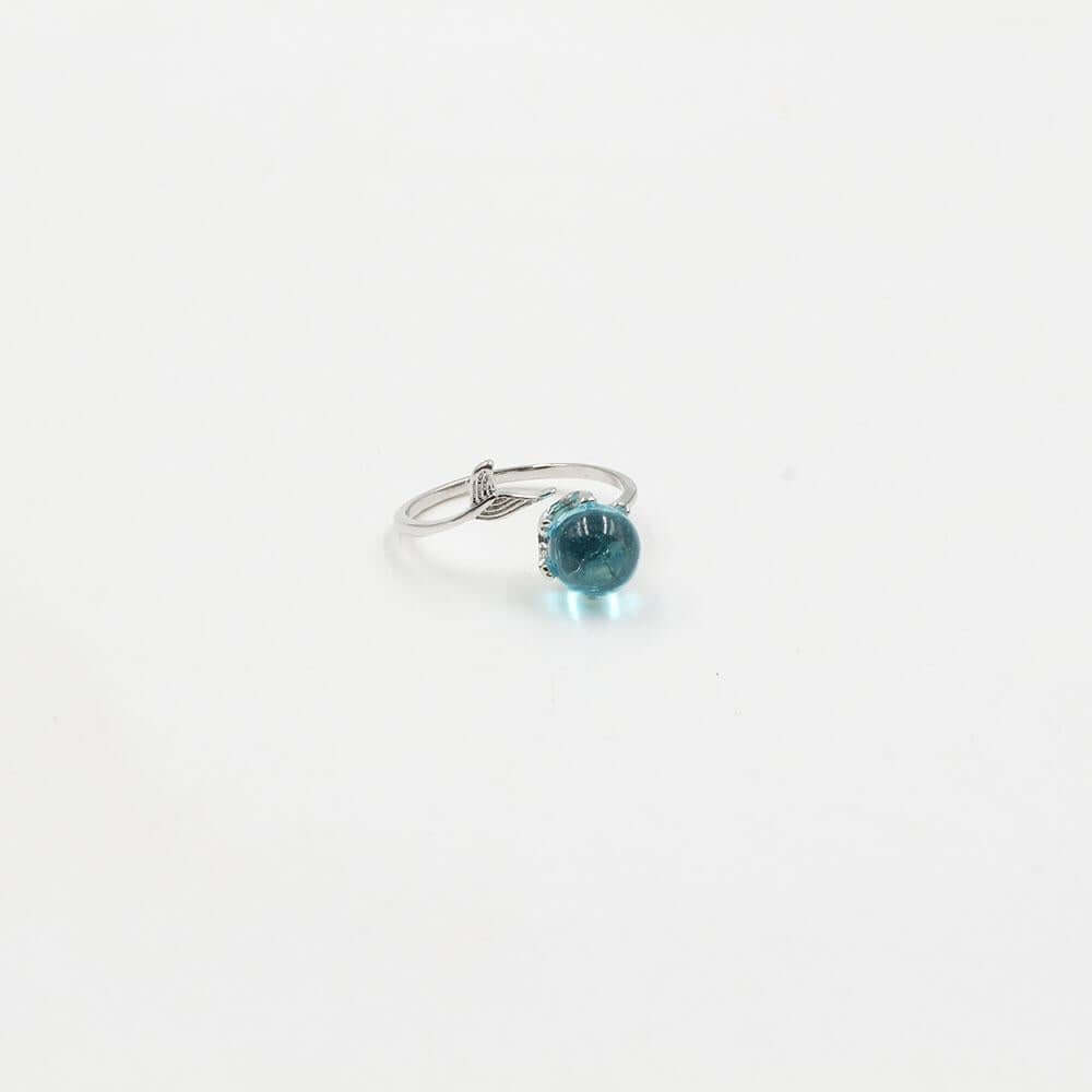 خاتم حورية البحر خواتم متوفر 2 لون فضي