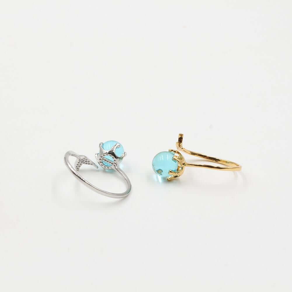 خاتم حورية البحر خواتم متوفر 2 لون