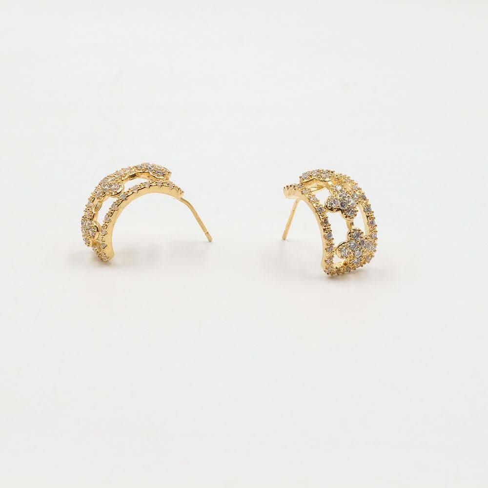 حلق فان كليف كيرف زركون حلق van cleef