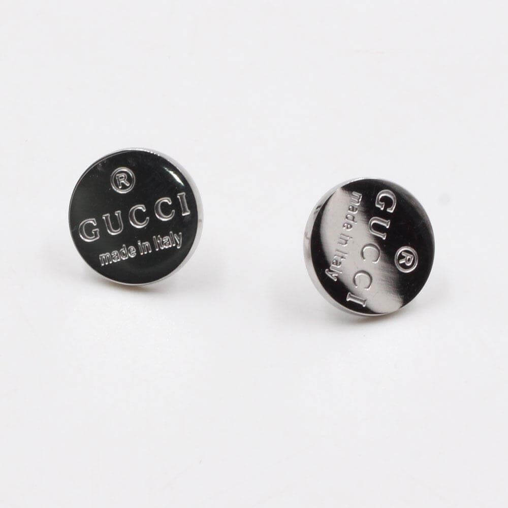 حلق قوتشي ميتال فضي حلق gucci فضي