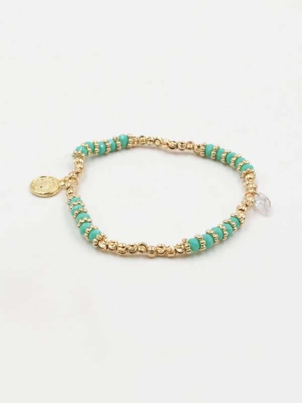 اسواره جنيهات بأحجار الكريستال اسواره متوفر 6 لون تركواز