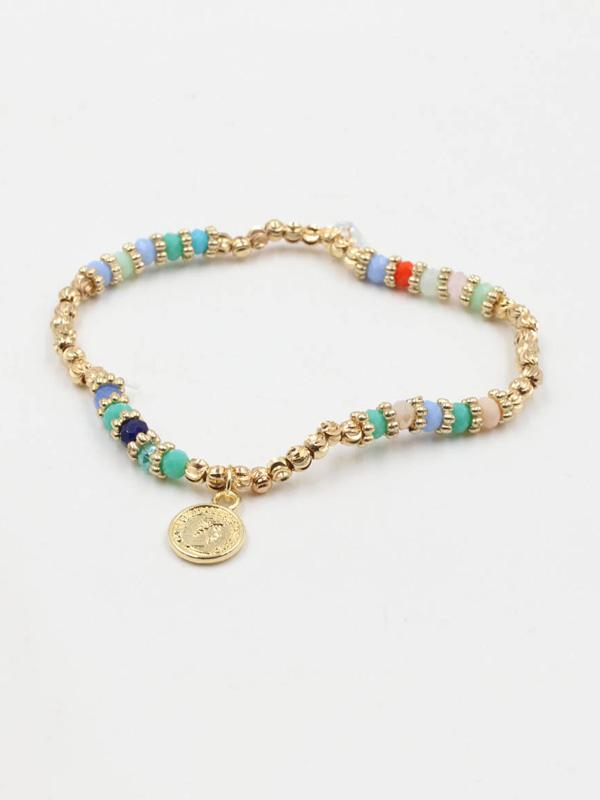 اسواره جنيهات بأحجار الكريستال اسواره متوفر 6 لون ملون