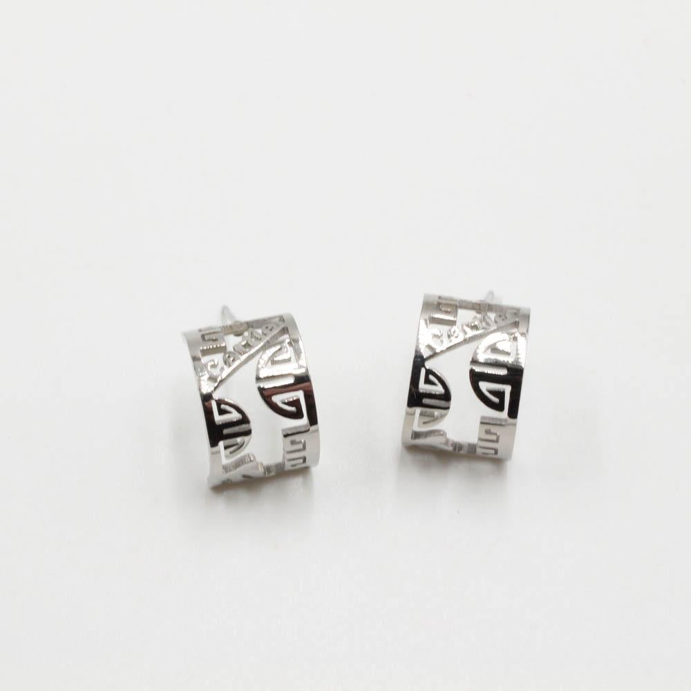 حلق كارتير ستنلس ستيل كيرف حلق CARTIER فضي