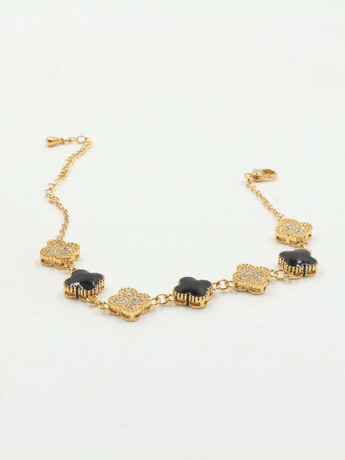 اسواره فان كليف زركون ملونه اسواره van cleef اسود ذهبي