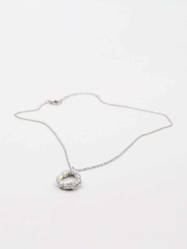 سلسال دمعة كبيره زركون سلسال متوفر 2 لون