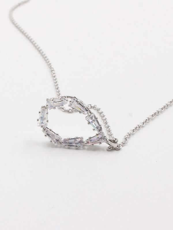 سلسال دمعة كبيره زركون سلسال متوفر 2 لون