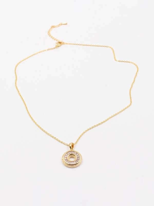 سلسال مدور كيوبك زركون سلسال متوفر 2 لون