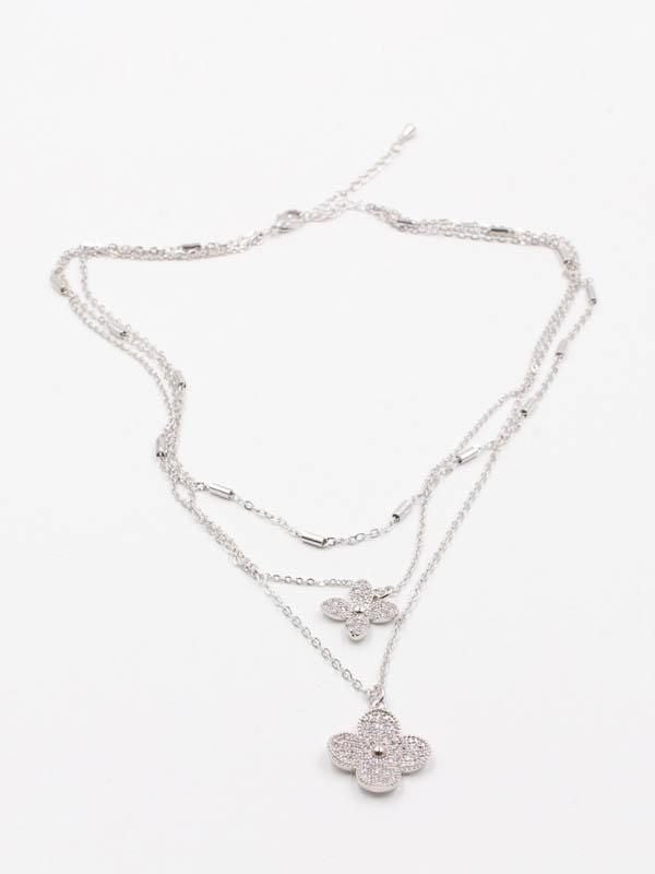 سلسال 3 طبقات فان كليف سلسال van cleef فضي