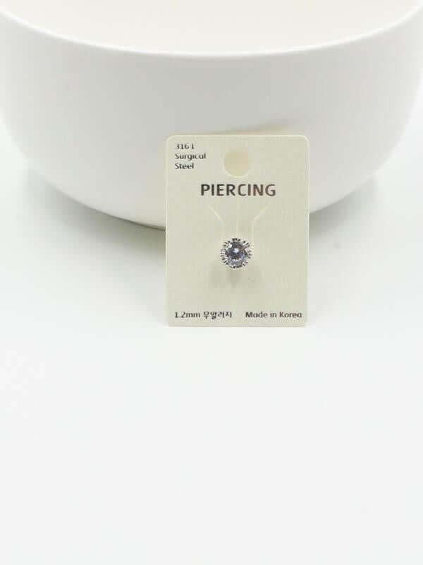 بيرسنق فص زركون للشفايف بيرسنق متوفر 2 لون