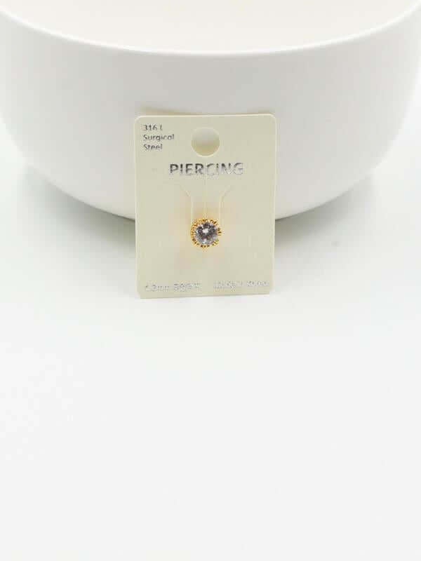 بيرسنق فص زركون للشفايف بيرسنق متوفر 2 لون