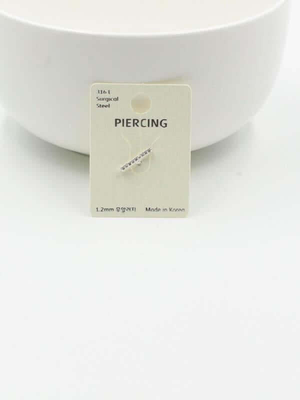 بيرسنق تيفاني للشفايف بيرسنق tiffany فضي